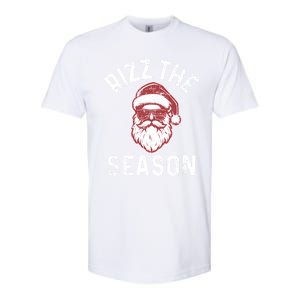 Rizz The Season Funny Christmas Rizzmas Santa Claus Rizzler Gift Softstyle CVC T-Shirt