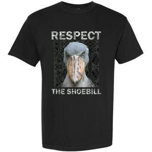 Respect The Shoebill African Bird Aztec Mayan Bird Lover Garment-Dyed Heavyweight T-Shirt