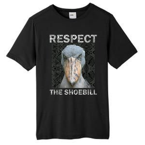 Respect The Shoebill African Bird Aztec Mayan Bird Lover Tall Fusion ChromaSoft Performance T-Shirt