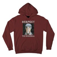 Respect The Shoebill African Bird Aztec Mayan Bird Lover Hoodie