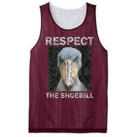 Respect The Shoebill African Bird Aztec Mayan Bird Lover Mesh Reversible Basketball Jersey Tank