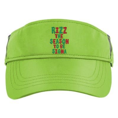 Rizz The Season Funny Gen Alpha Slang Christmas Teacher Adult Drive Performance Visor