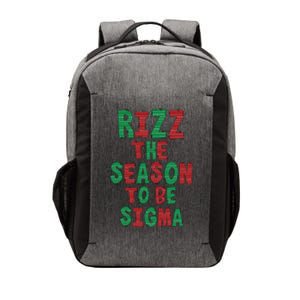 Rizz The Season Funny Gen Alpha Slang Christmas Teacher Vector Backpack