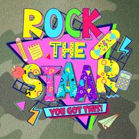 Rock The Staar Test Testing Day Retro Groovy Teacher Stars Legacy Tie Dye Trucker Hat