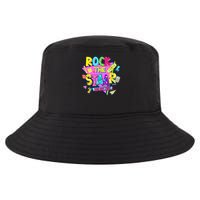 Rock The Staar Test Testing Day Retro Groovy Teacher Stars Cool Comfort Performance Bucket Hat
