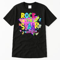 Rock The Staar Test Testing Day Retro Groovy Teacher Stars Tall T-Shirt