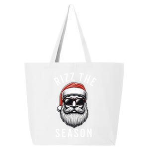 Rizz The Season Silly Christmas Funny Santa N Gift 25L Jumbo Tote