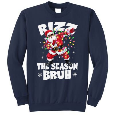 Rizz The Season Bruh Christmas Rizzmas Santa Claus Rizzler Sweatshirt