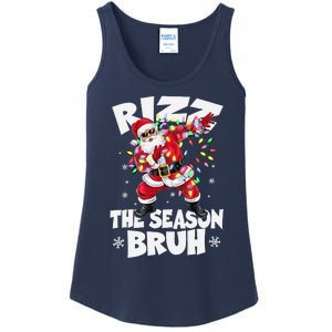 Rizz The Season Bruh Christmas Rizzmas Santa Claus Rizzler Ladies Essential Tank