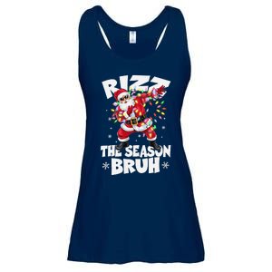 Rizz The Season Bruh Christmas Rizzmas Santa Claus Rizzler Ladies Essential Flowy Tank