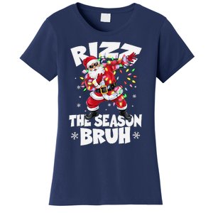 Rizz The Season Bruh Christmas Rizzmas Santa Claus Rizzler Women's T-Shirt