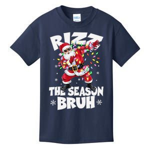 Rizz The Season Bruh Christmas Rizzmas Santa Claus Rizzler Kids T-Shirt