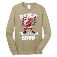 Rizz The Season Bruh Christmas Rizzmas Santa Claus Rizzler Long Sleeve Shirt