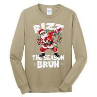 Rizz The Season Bruh Christmas Rizzmas Santa Claus Rizzler Tall Long Sleeve T-Shirt