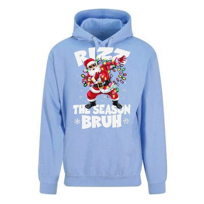 Rizz The Season Bruh Christmas Rizzmas Santa Claus Rizzler Unisex Surf Hoodie