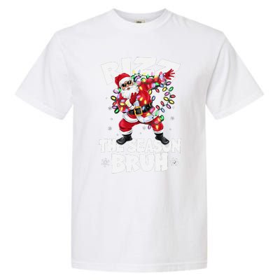 Rizz The Season Bruh Christmas Rizzmas Santa Claus Rizzler Garment-Dyed Heavyweight T-Shirt