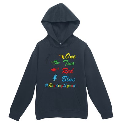 Reading Teacher Squad Oh The Places One Two Red Blue Fish Urban Pullover Hoodie