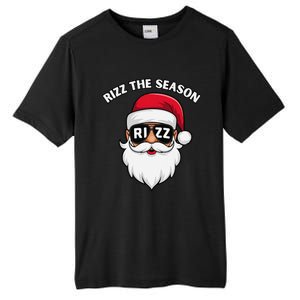 Rizz The Season Santa Claus Rizzmas Riz Funny Christmas Tall Fusion ChromaSoft Performance T-Shirt