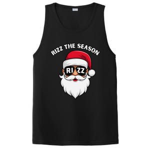 Rizz The Season Santa Claus Rizzmas Riz Funny Christmas PosiCharge Competitor Tank