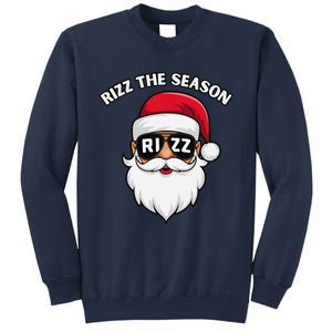 Rizz The Season Santa Claus Rizzmas Riz Funny Christmas Sweatshirt