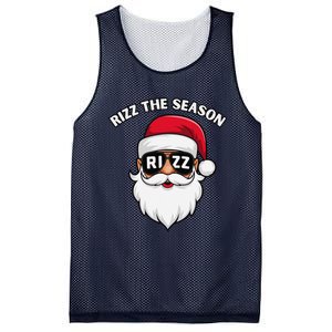 Rizz The Season Santa Claus Rizzmas Riz Funny Christmas Mesh Reversible Basketball Jersey Tank