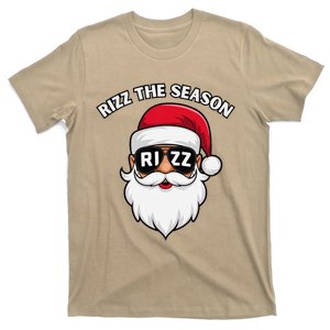 Rizz The Season Santa Claus Rizzmas Riz Funny Christmas T-Shirt