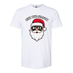 Rizz The Season Santa Claus Rizzmas Riz Funny Christmas Softstyle CVC T-Shirt