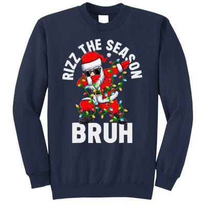 Rizz The Season Bruh Christmas Rizzmas Santa Claus Rizzler Sweatshirt