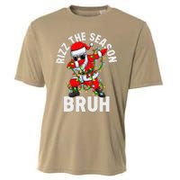 Rizz The Season Bruh Christmas Rizzmas Santa Claus Rizzler Cooling Performance Crew T-Shirt