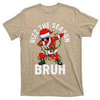 Rizz The Season Bruh Christmas Rizzmas Santa Claus Rizzler T-Shirt