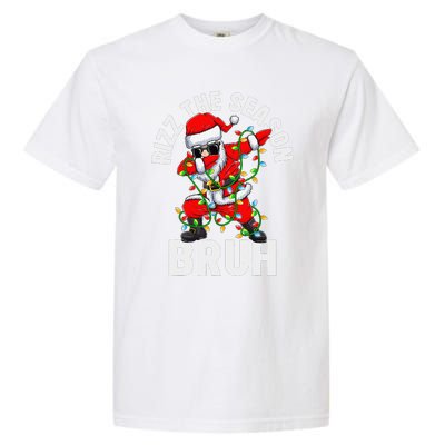 Rizz The Season Bruh Christmas Rizzmas Santa Claus Rizzler Garment-Dyed Heavyweight T-Shirt