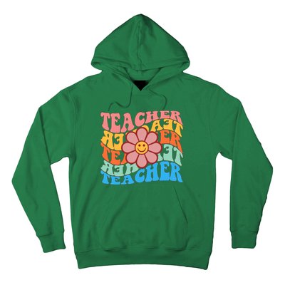 Retro Teacher Sunflower Hoodie