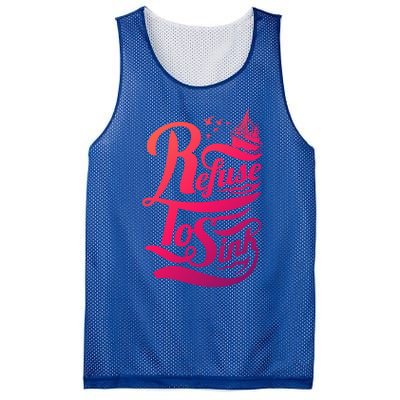 Refuse To Sink Ship And Seagulls Cute Gift Mesh Reversible Basketball Jersey Tank