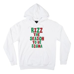 Rizz The Season Funny Gen Alpha Slang Christmas Teacher Hoodie