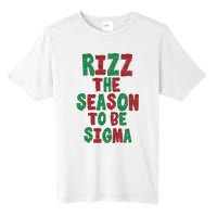 Rizz The Season Funny Gen Alpha Slang Christmas Teacher Tall Fusion ChromaSoft Performance T-Shirt