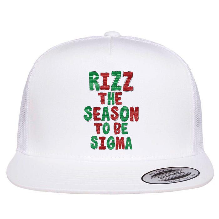 Rizz The Season Funny Gen Alpha Slang Christmas Teacher Flat Bill Trucker Hat