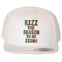 Rizz The Season Funny Gen Alpha Slang Christmas Teacher Wool Snapback Cap