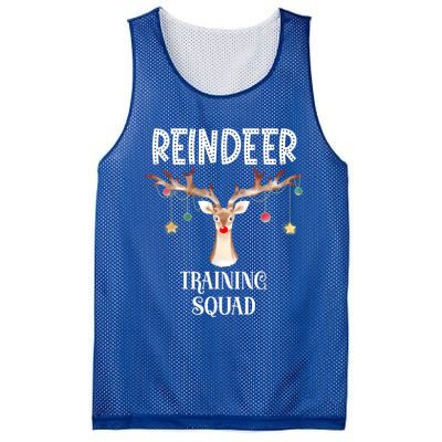 Reindeer Training Squad Funny Christmas Matching Family Gift Mesh Reversible Basketball Jersey Tank