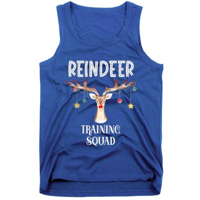 Reindeer Training Squad Funny Christmas Matching Family Gift Tank Top