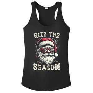 Rizz The Season Silly Christmas Funny Santa Teen Ladies PosiCharge Competitor Racerback Tank