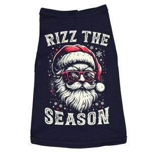 Rizz The Season Silly Christmas Funny Santa Teen Doggie Tank