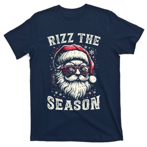 Rizz The Season Silly Christmas Funny Santa Teen T-Shirt