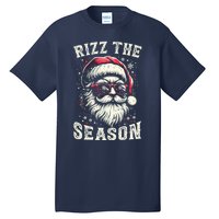 Rizz The Season Silly Christmas Funny Santa Teen Tall T-Shirt