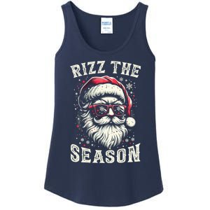 Rizz The Season Silly Christmas Funny Santa Teen Ladies Essential Tank