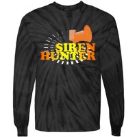 Retro Tornado Siren Hunter Tie-Dye Long Sleeve Shirt