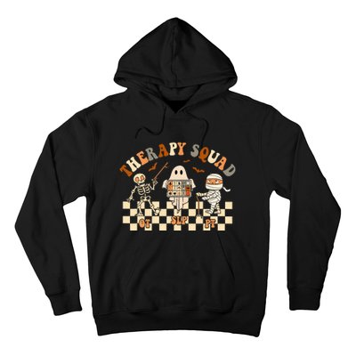 Retro Therapy Squad SLP OT PT Team Halloween Speech Physical Hoodie