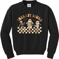 Retro Therapy Squad SLP OT PT Team Halloween Speech Physical Kids Sweatshirt