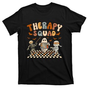 Retro Therapy Squad Slp Ot Pt Team Halloween Speech Physical T-Shirt