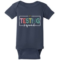Retro Testing Squad Teacher Test Day Baby Bodysuit