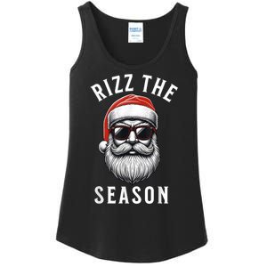 Rizz The Season Silly Christmas Funny Santa Ladies Essential Tank